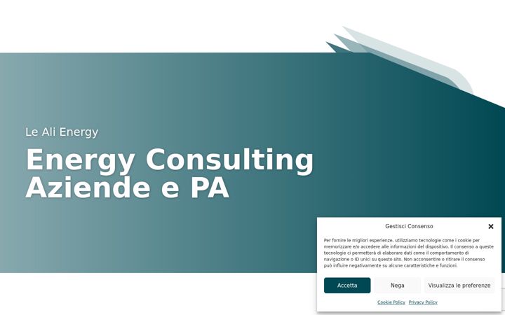 Screenshot of lealienergy.it
