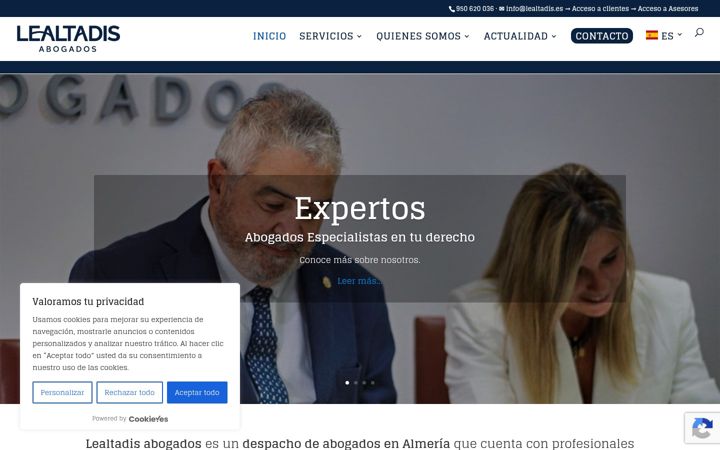 Screenshot of lealtadis.es