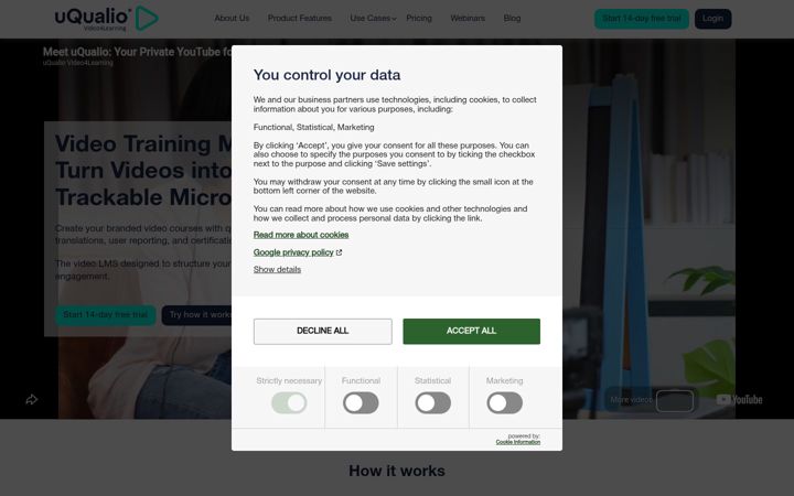 Screenshot of lean-elearning.com