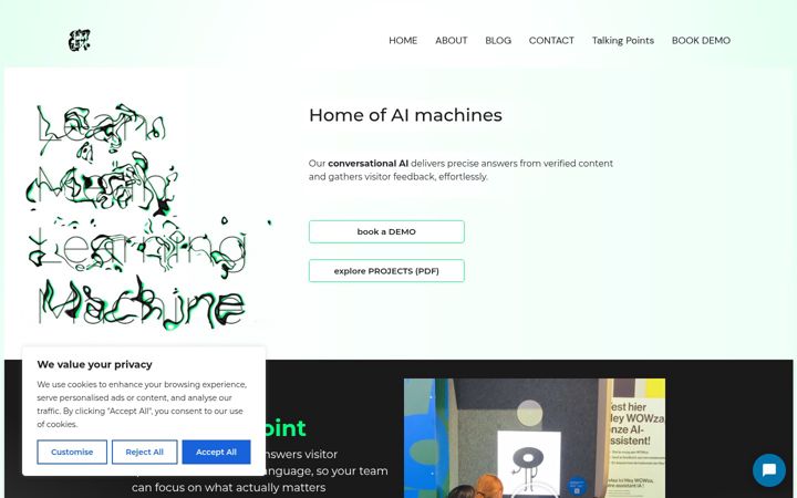 Screenshot of lean-mean-learning-machine.com