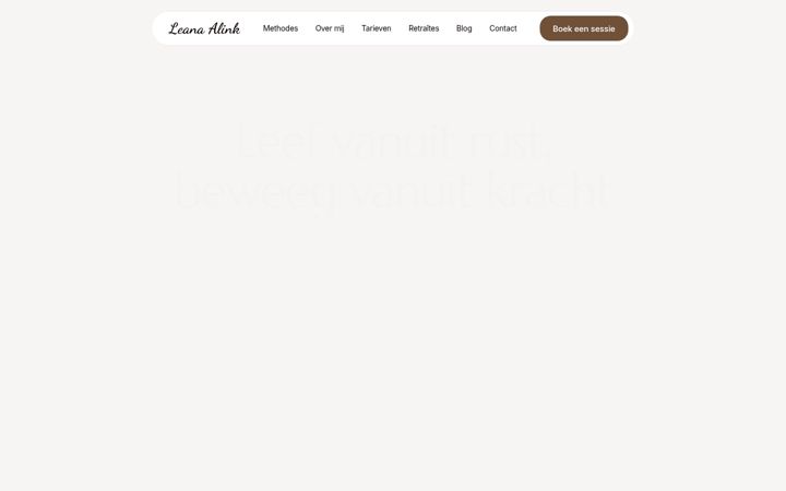 Screenshot of leanaalink.nl