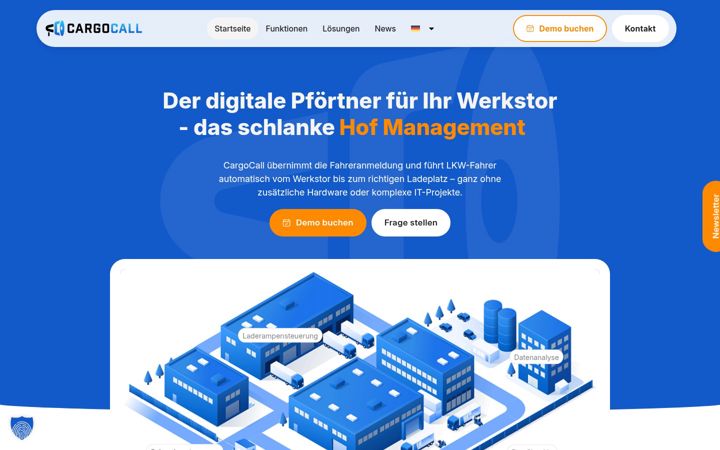 Screenshot of leandept.com