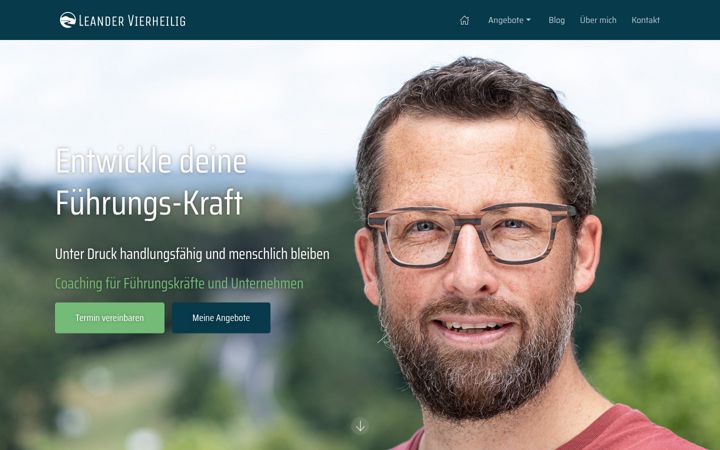Screenshot of leander-vierheilig.de