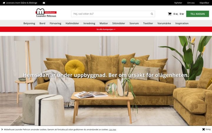 Screenshot of leanderpehrson.se