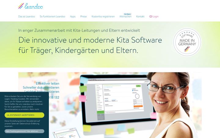 Screenshot of leandoo.com