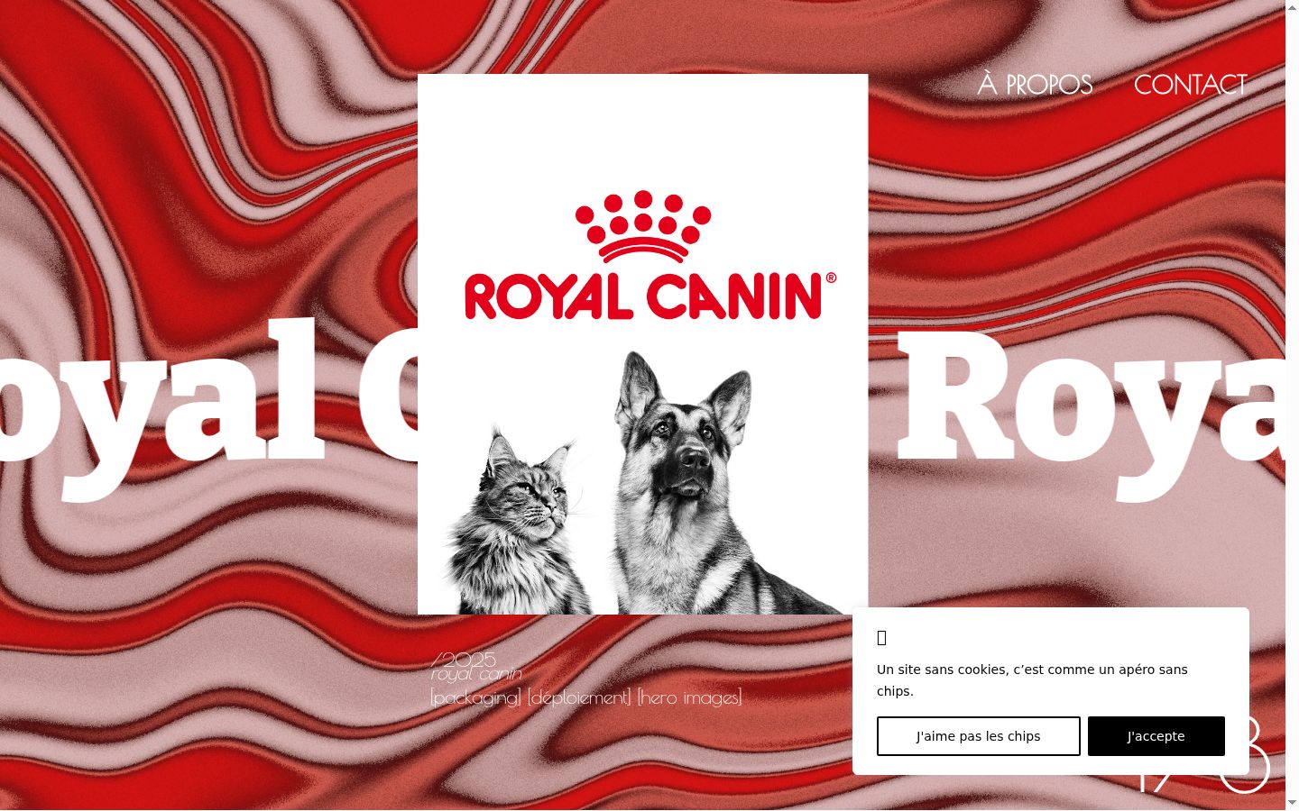 Captura de pantalla del banner de consentimiento mostrado antes de cualquier interacción