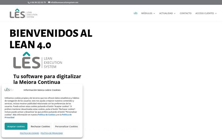 Screenshot of leanexecutionsystem.net