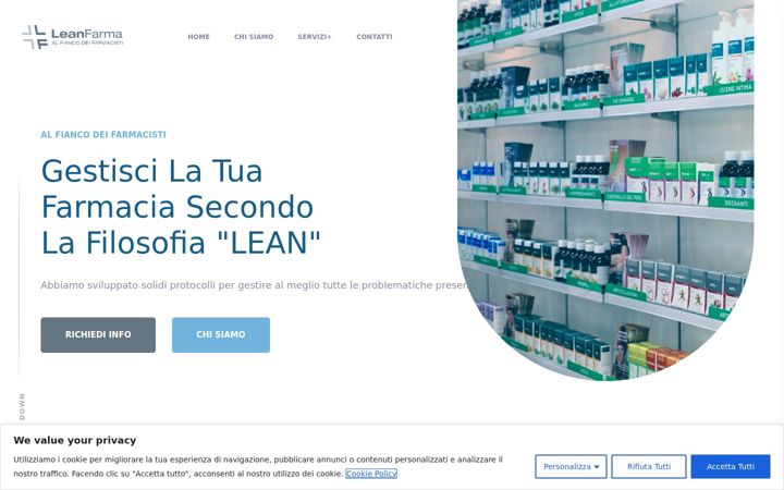 Screenshot of leanfarma.it