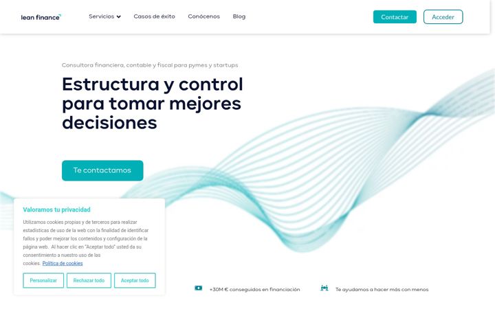 Screenshot of leanfinance.es