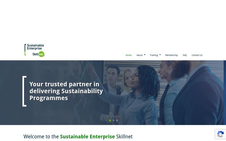 Screenshot of leangreenskillnet.com