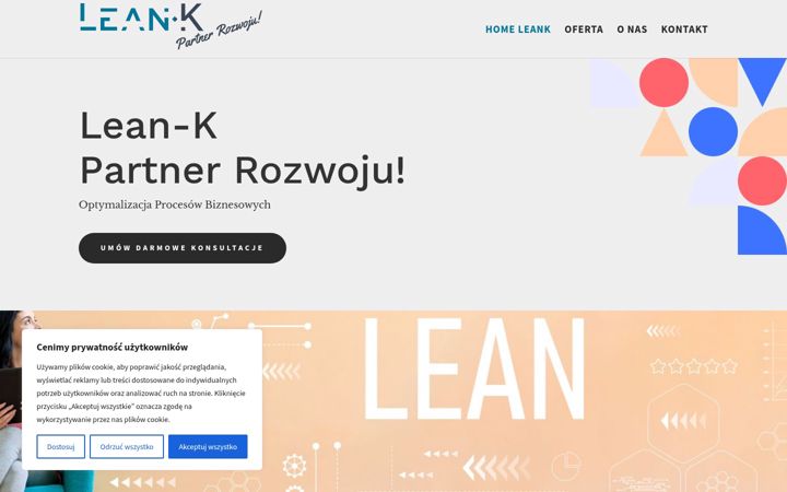 Screenshot of leank.pl