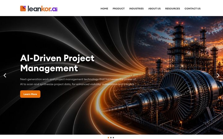 Screenshot of leankor.com
