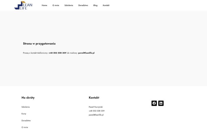 Screenshot of leanlife.pl