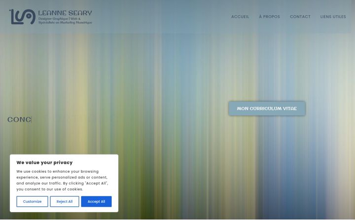 Screenshot of leanneseary.com