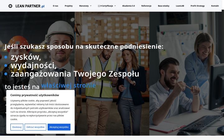 Screenshot of leanpartner.pl