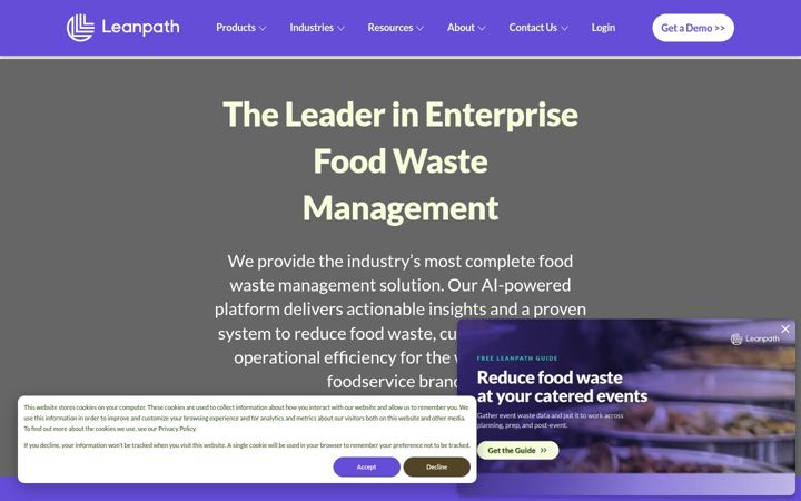 Ekrano kopija leanpath.com
