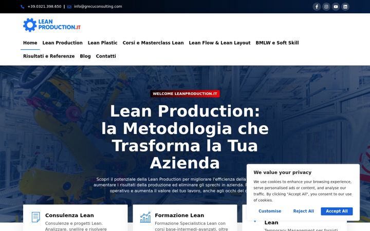 Screenshot of leanproduction.it