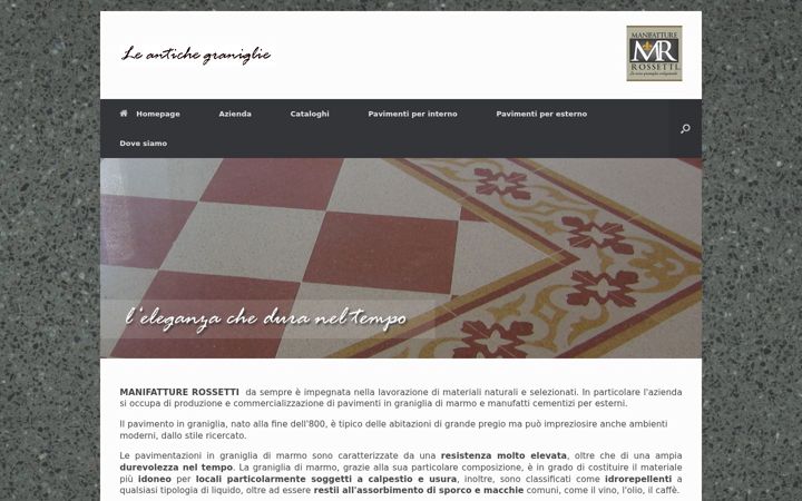 Screenshot of leantichegraniglie.it