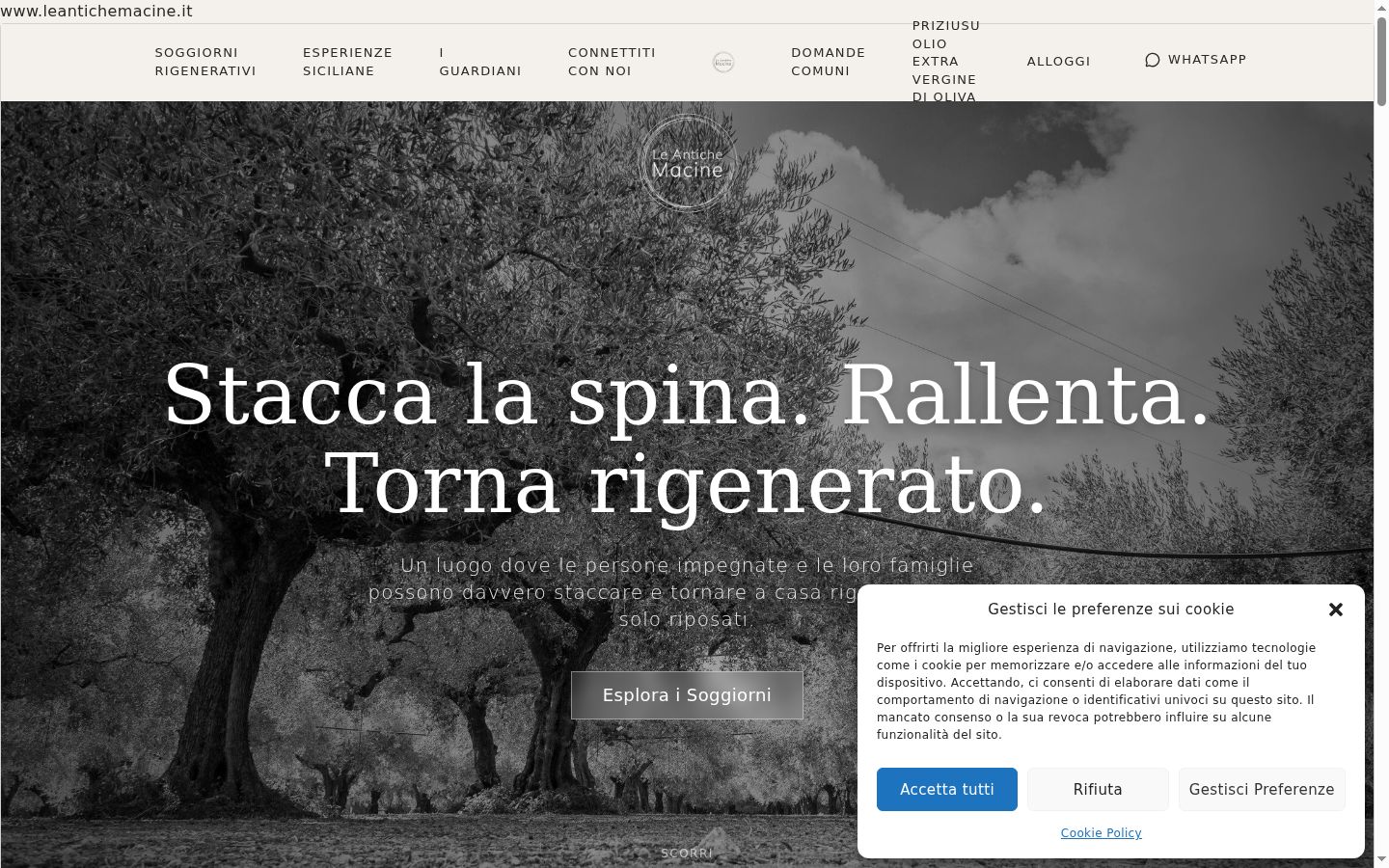 Screenshot tal-banner tal-kunsens muri qabel kwalunkwe interazzjoni