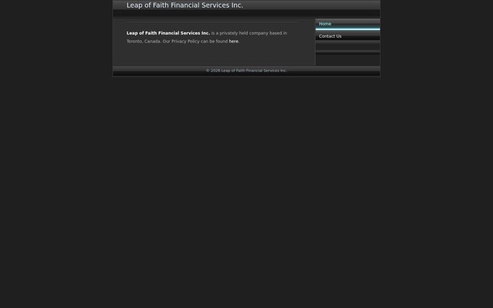 Screenshot of leap.com