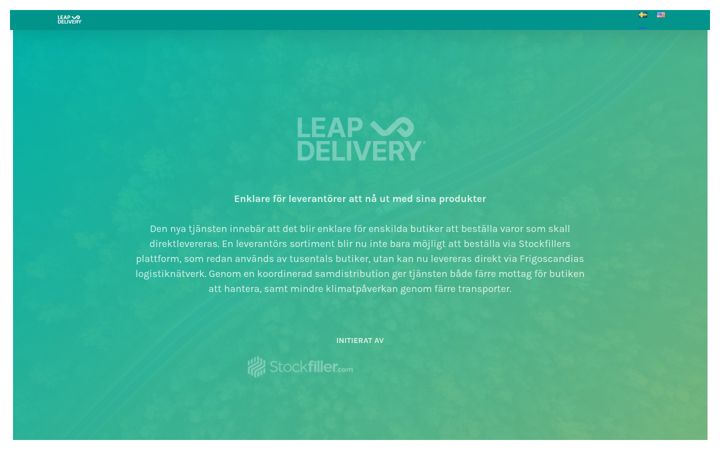 Screenshot of leapdelivery.se