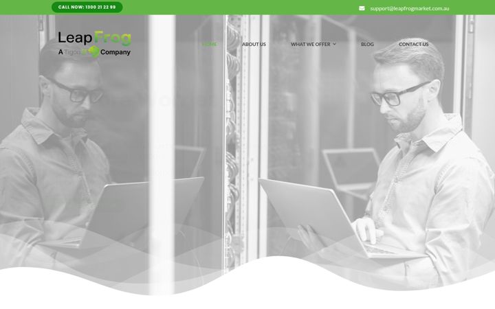 Skärmbild av leaphost.com.au