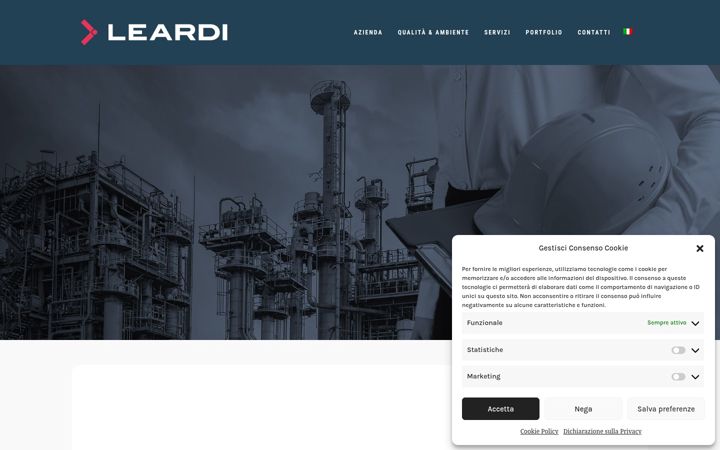 Screenshot of leardisrl.it