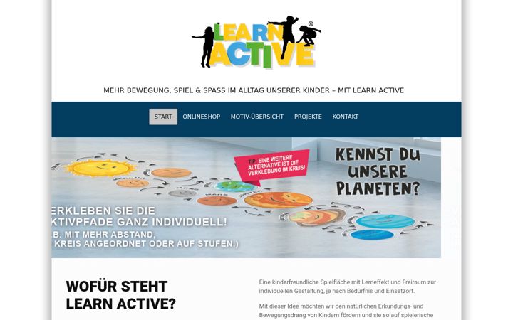 Screenshot of learn-active.de