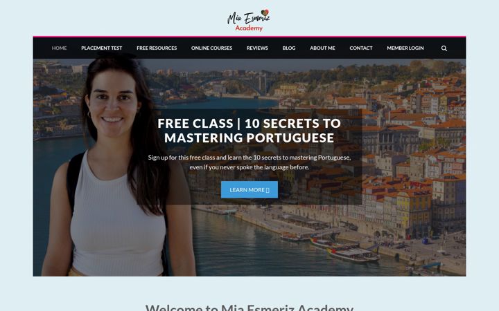 Screenshot of learn-portuguese.org