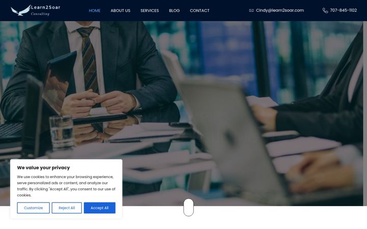 Screenshot of learn2soar.com