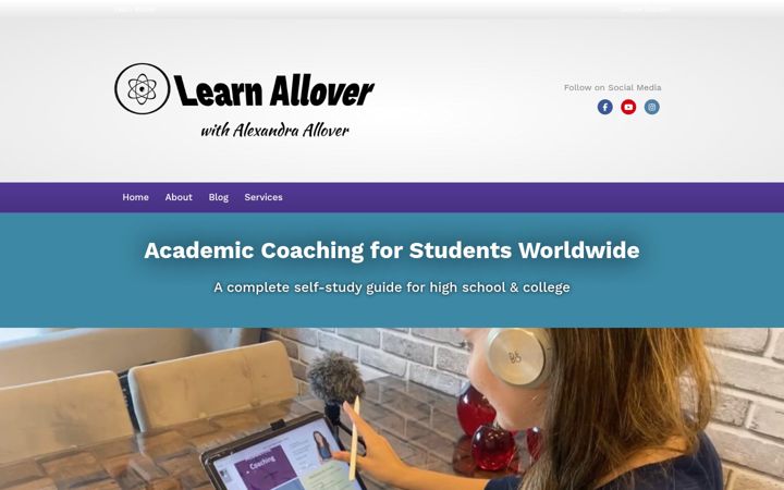 Screenshot of learnallover.com