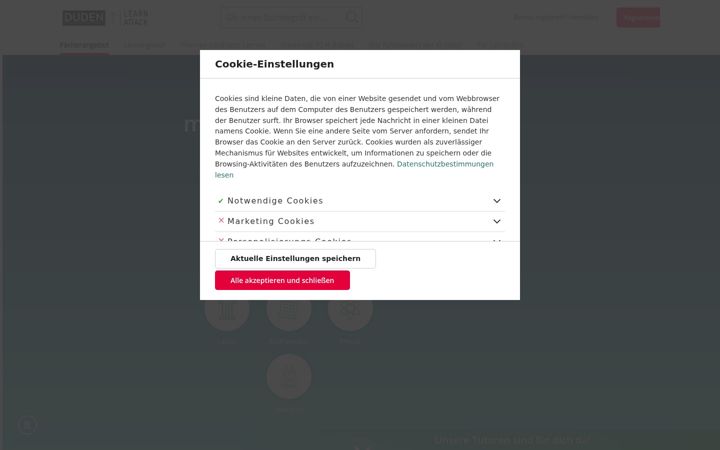 Kuvakaappaus sivustosta learnattack.de