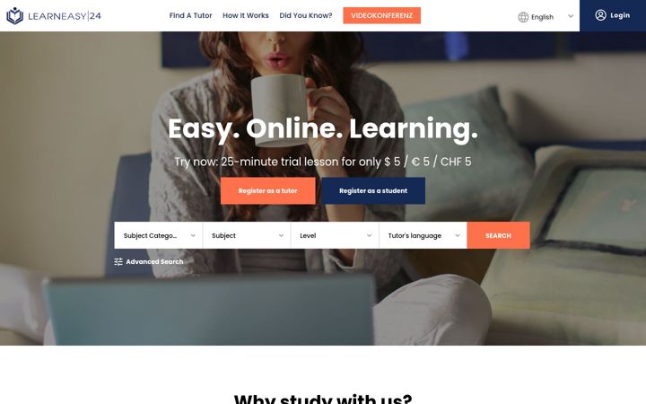 Screenshot of learneasy24.com