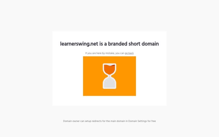Screenshot of learnerswing.net