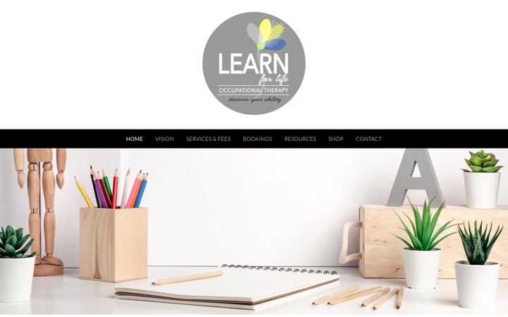 Screenshot of learnforlifeot.com