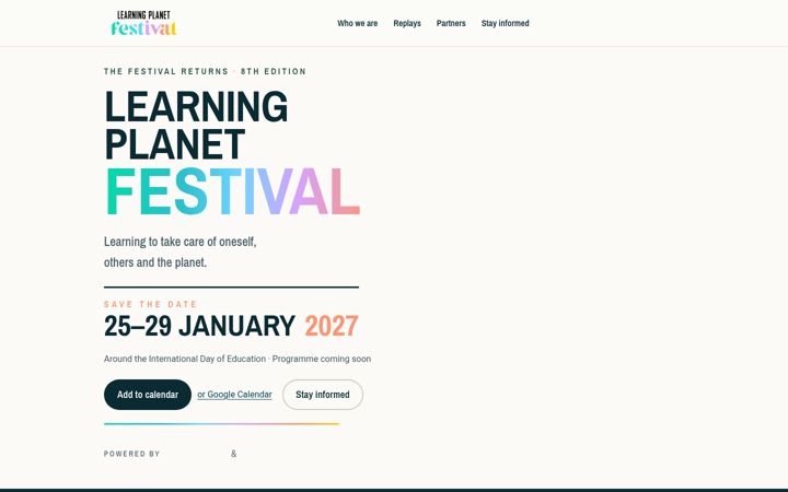 Screenshot of learning-planet.org