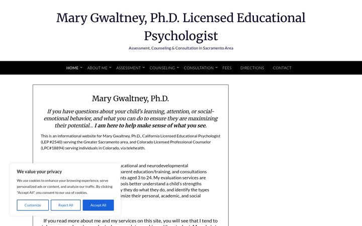 Screenshot of learningandbrain.net