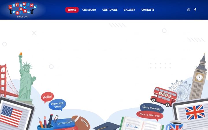 Screenshot of learningbydoinglingue.com
