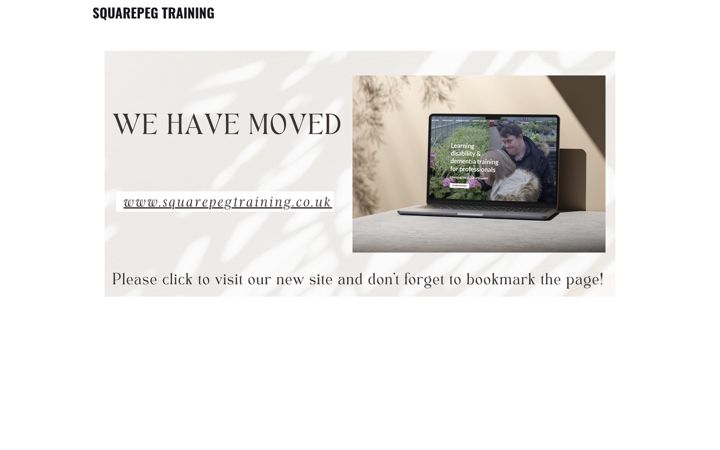 Screenshot of learningdisabilityanddementia.org