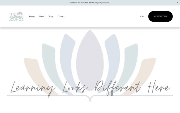 Screenshot of learningloungeok.com