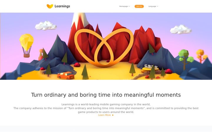 Screenshot του learnings.ai