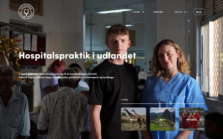 Screenshot of learnmedics.dk