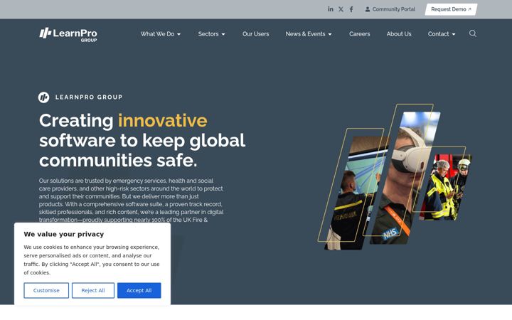 Screenshot of learnprogroup.com
