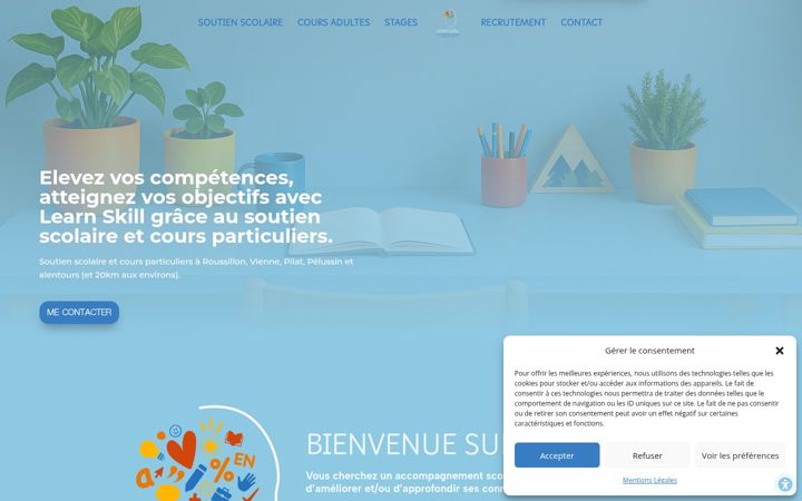 Screenshot of learnskill.fr