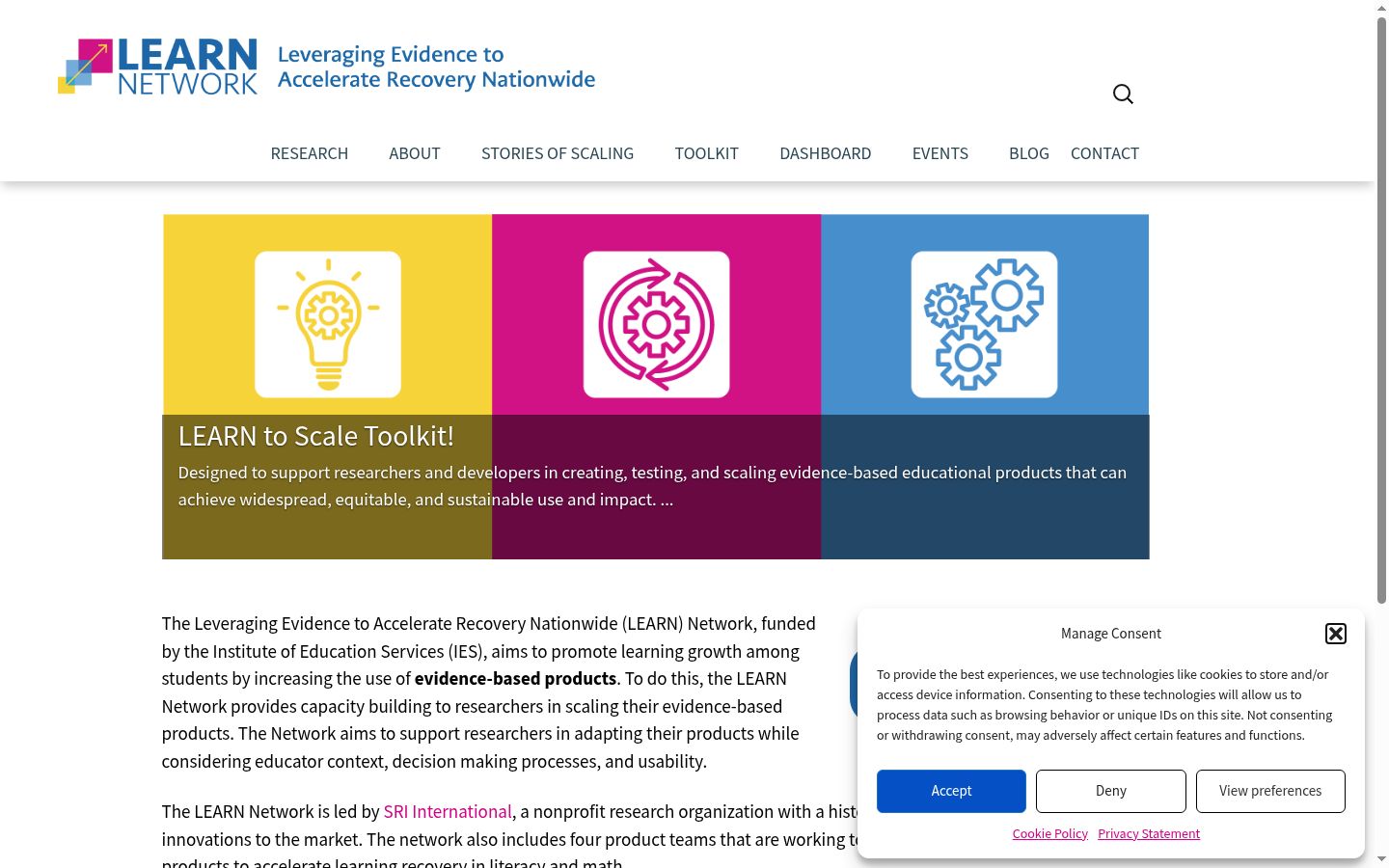 Screenshot tal-banner tal-kunsens muri qabel kwalunkwe interazzjoni