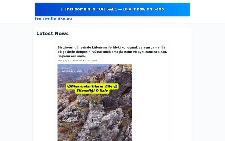 Screenshot of learnwithmike.eu