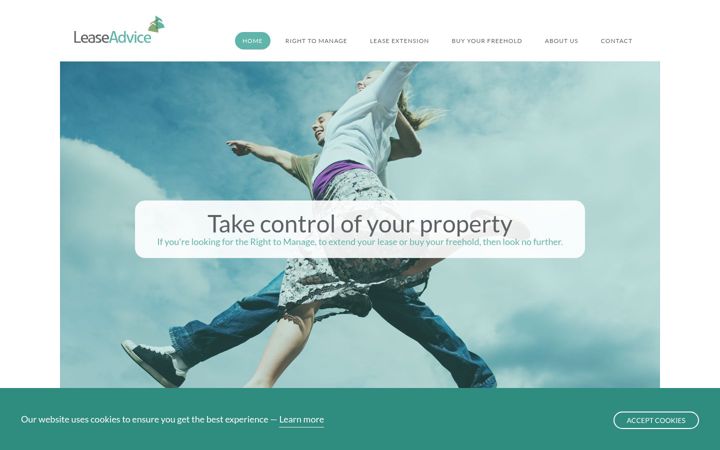 Screenshot of leaseadvice.co.uk