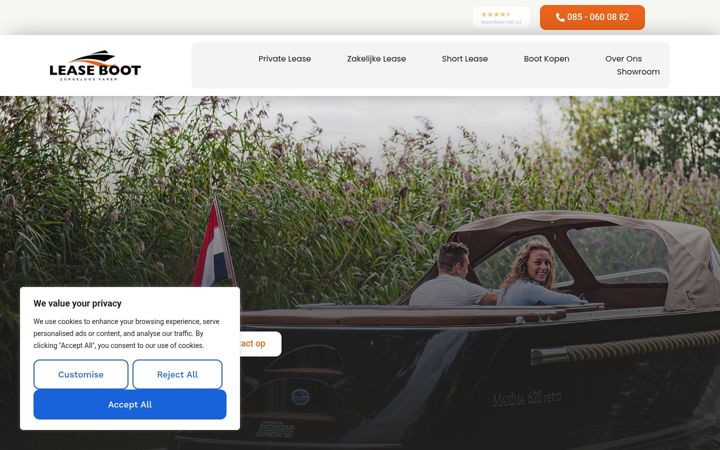 Screenshot of leaseboot.com