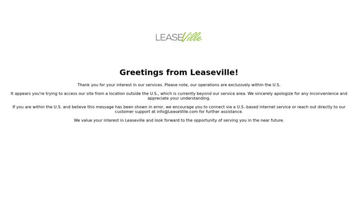 Screenshot of leaseville.com