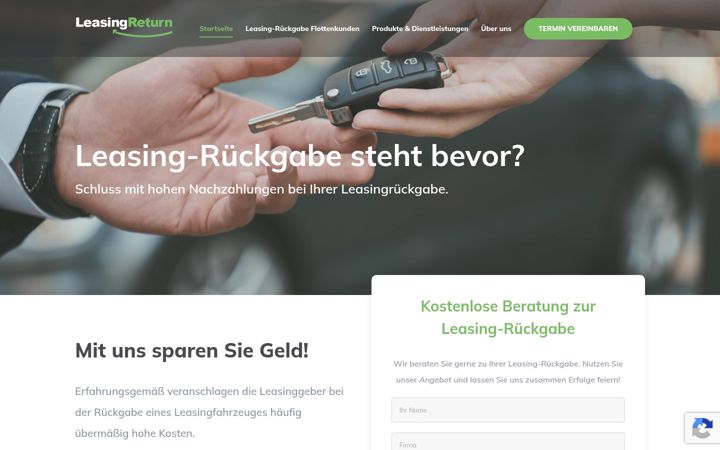 Screenshot of leasing-return.de